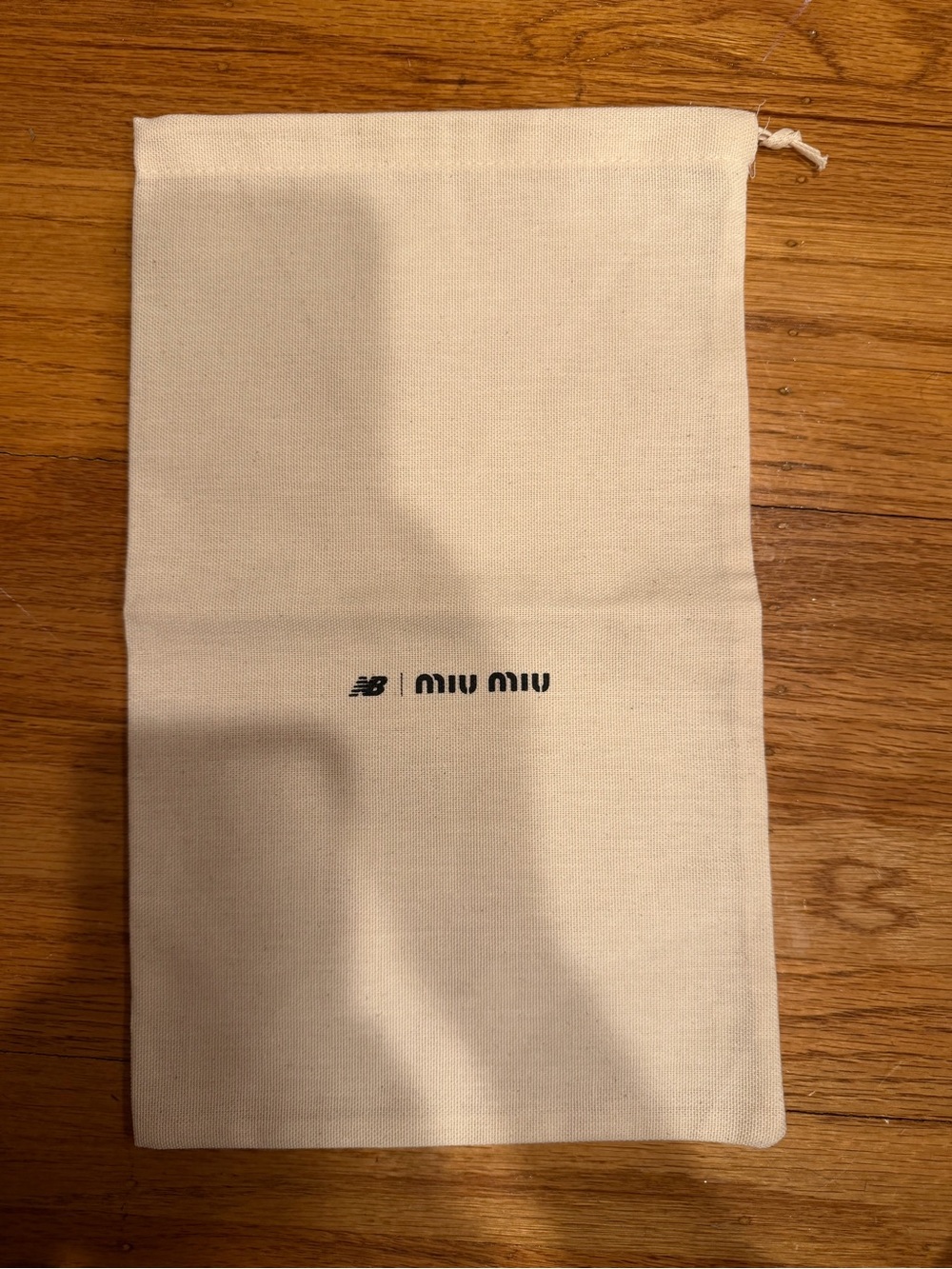 Miu Miu New Balance Collaboration Shoe Dust Bag
